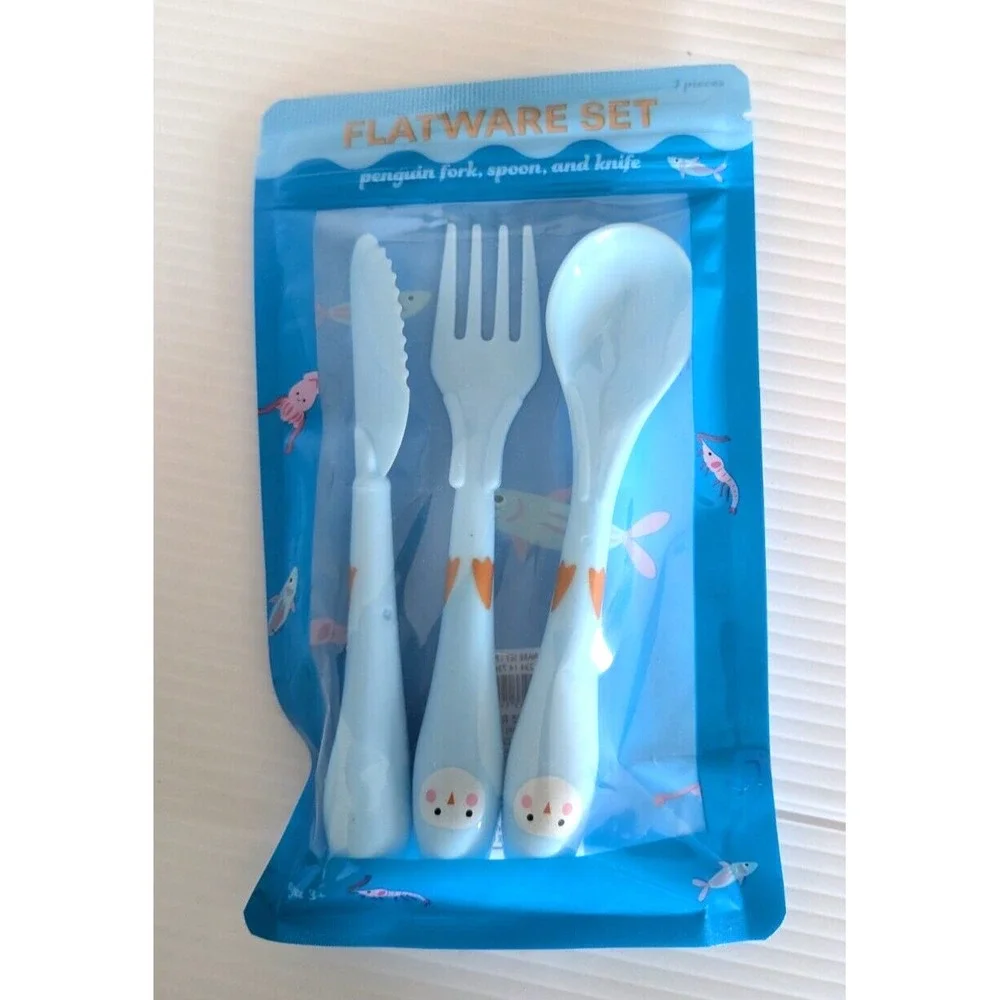 Target Bullseye's Playground Penguin set 2 plates flatware